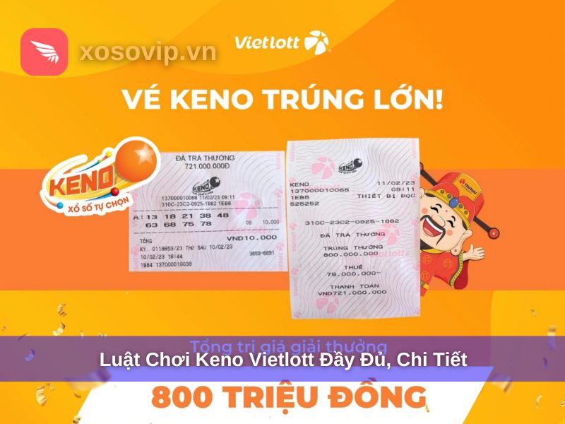 Luật chơi Keno Vietlott chi tiết