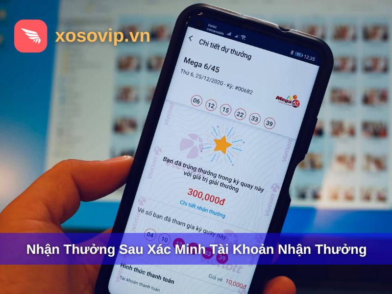 Nhận thưởng sau khi hoàn tất xác minh tài khoản