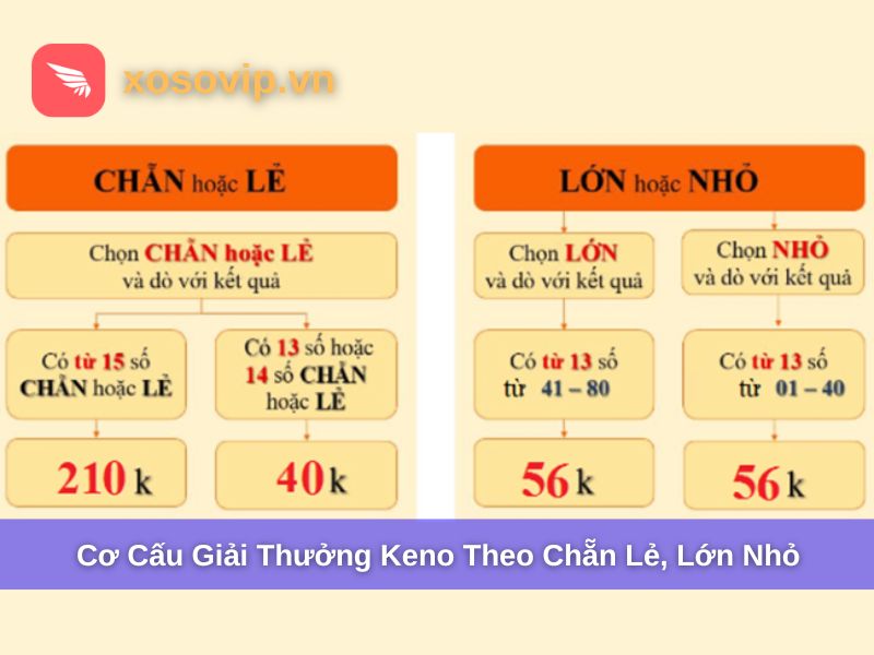 Cơ cấu giải thường theo chẵn lẻ