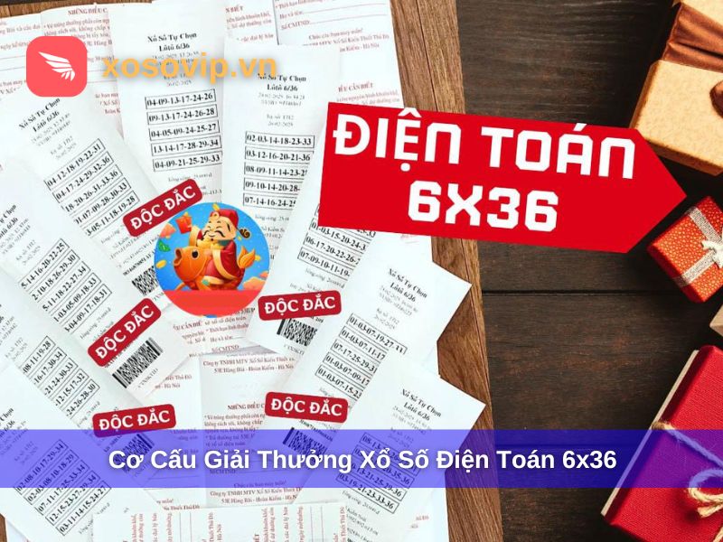 Cơ Cấu Giải Thưởng Xổ Số Điện Toán 6x36 - Giải Đặc Biệt Đến Giải Phụ