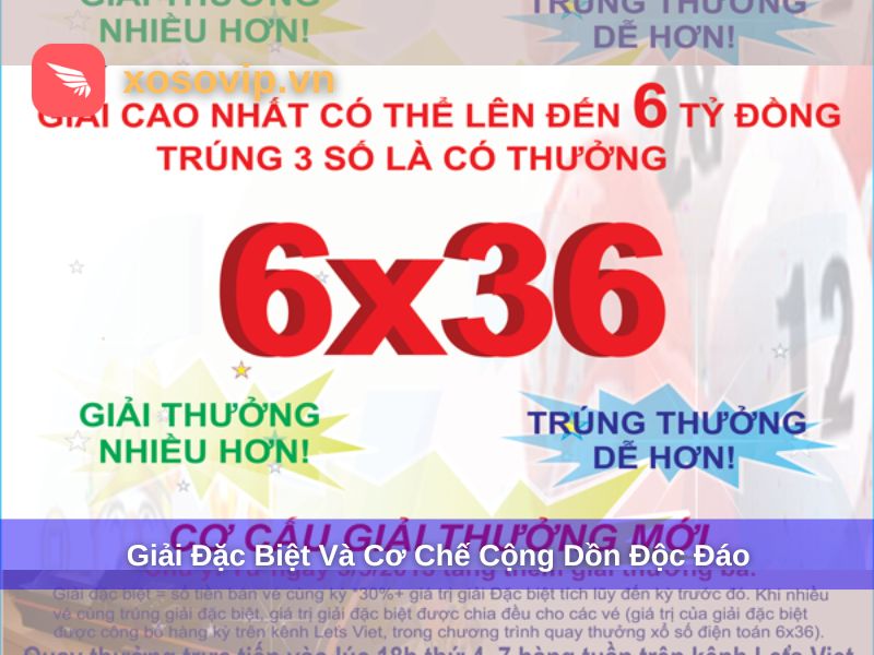 Giải đặc biệt và cơ chế cộng dồn hấp dẫn