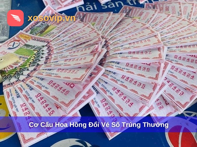Cơ cấu và tỷ lệ hoa hồng đổi vé số trúng thưởng