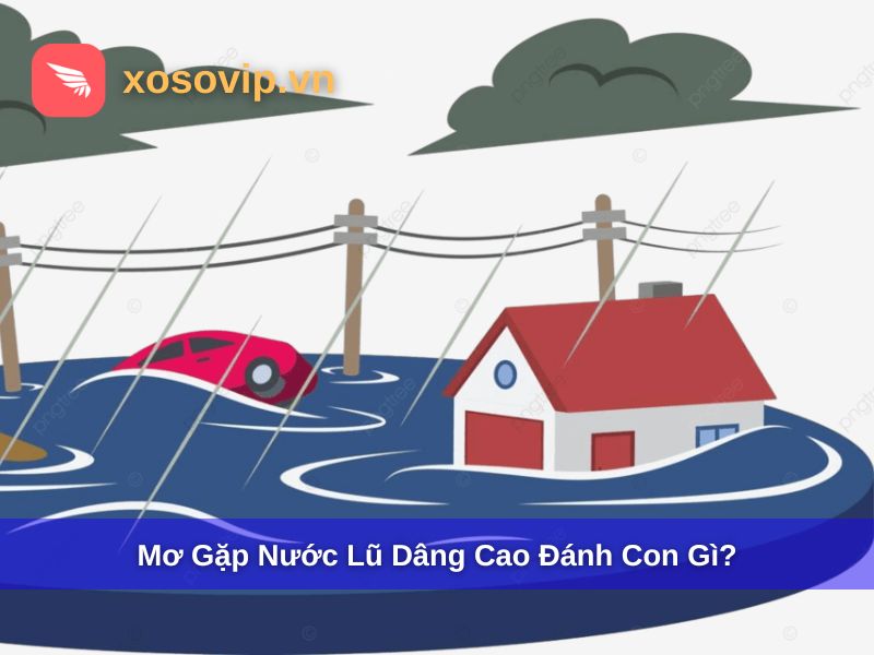 Mơ gặp nước lũ d&acirc;ng cao đ&aacute;nh con g&igrave;?