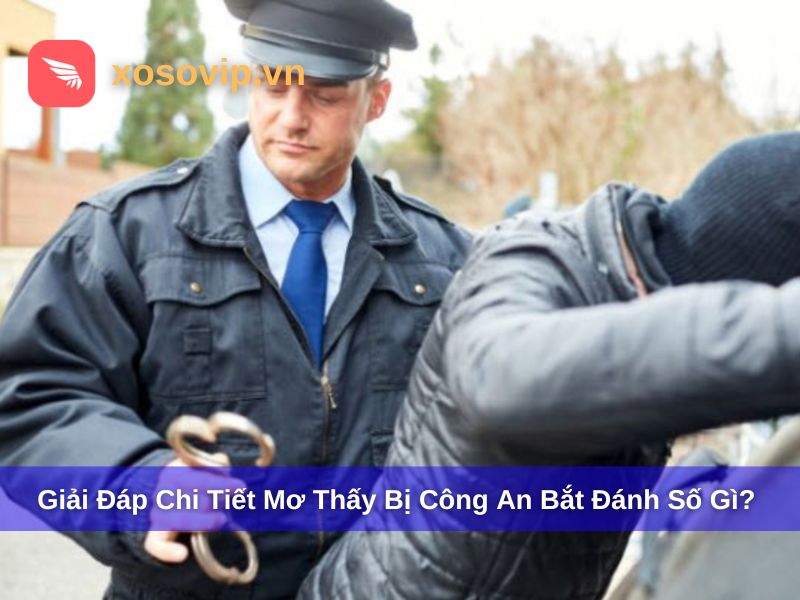 Giải đáp mơ thấy bị công an bắt đánh số gì?