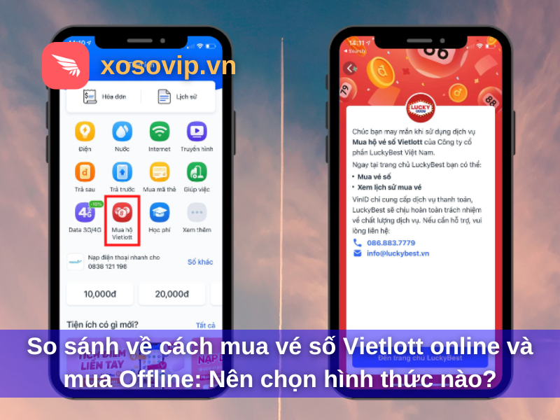 So Sánh Về Cách Mua Vé Số Vietlott Online Và Mua Offline: Nên Chọn Hình Thức Nào?