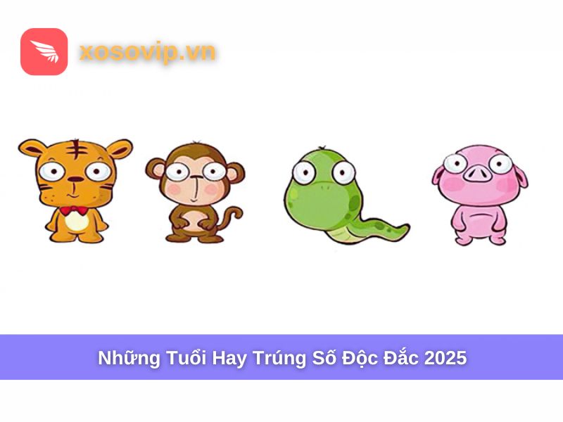 Những tuổi hay trúng số độc đắc 2025