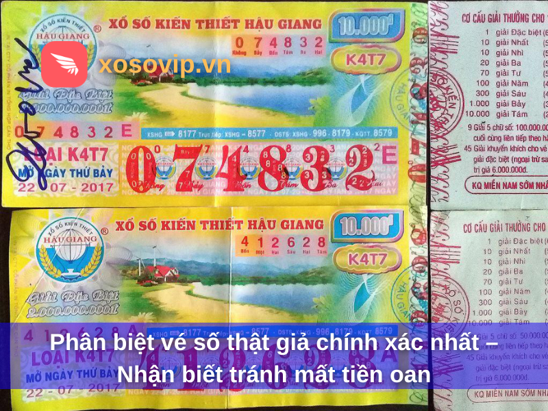 Phân Biệt Vé Số Thật Giả Chính Xác Nhất – Cách Nhận Biết Tránh Mất Tiền Oan