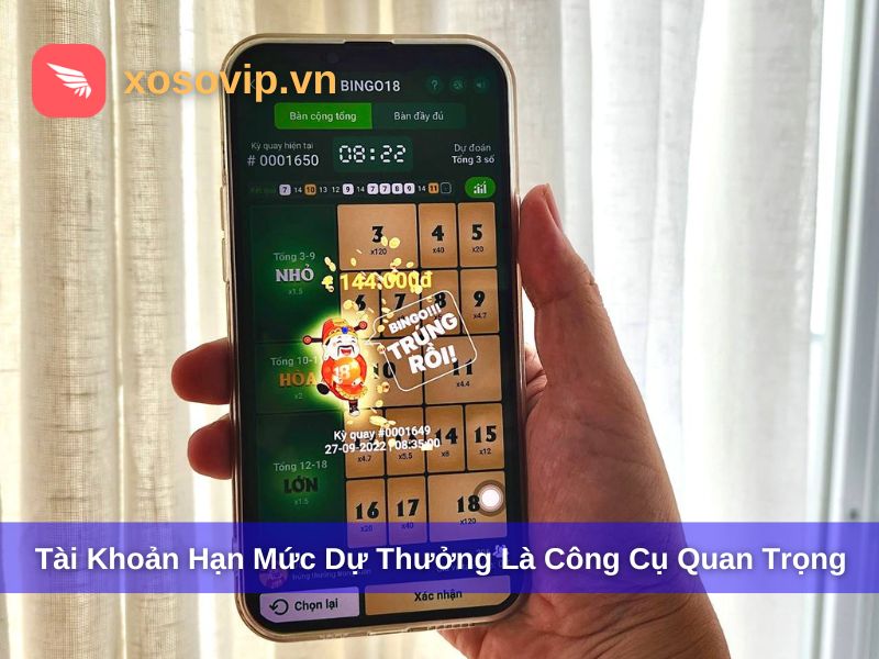 Tài khoản hạn mức dự thưởng là công cụ quan trọng