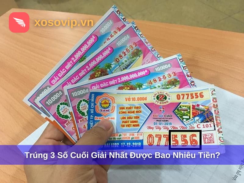 Trúng 3 Số Cuối Giải Nhất Được Bao Nhiêu Tiền? Giải Đáp Chi Tiết 2025