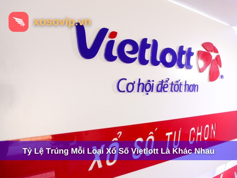 Mỗi loại Vietlott c&oacute; tỷ lệ tr&uacute;ng kh&aacute;c nhau