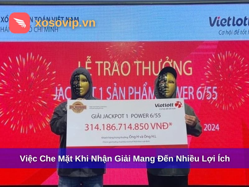 Đeo mặt nạ khi tr&uacute;ng số mang lại nhiều lợi &iacute;ch