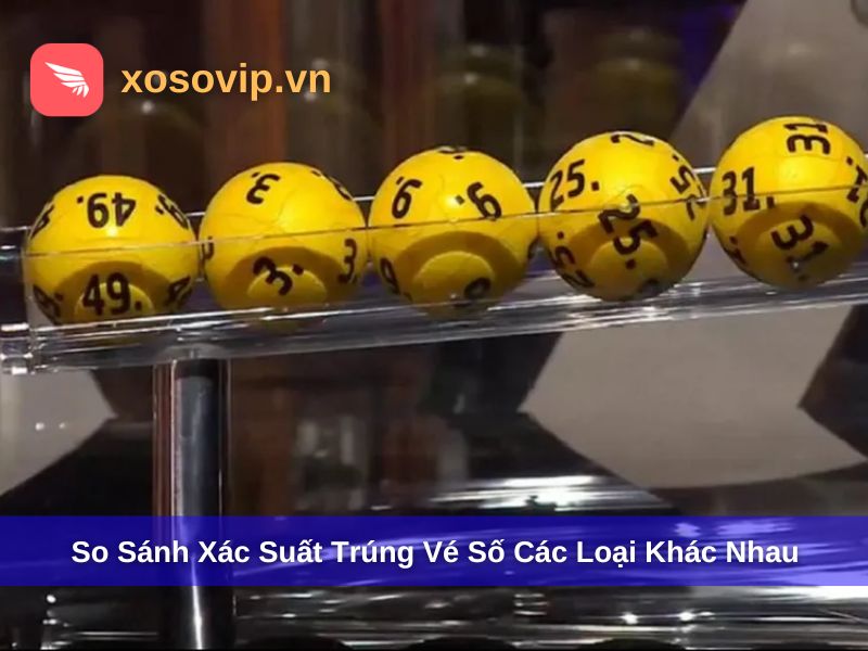 So sánh xác suất trúng vé số miền Nam và các loại khác