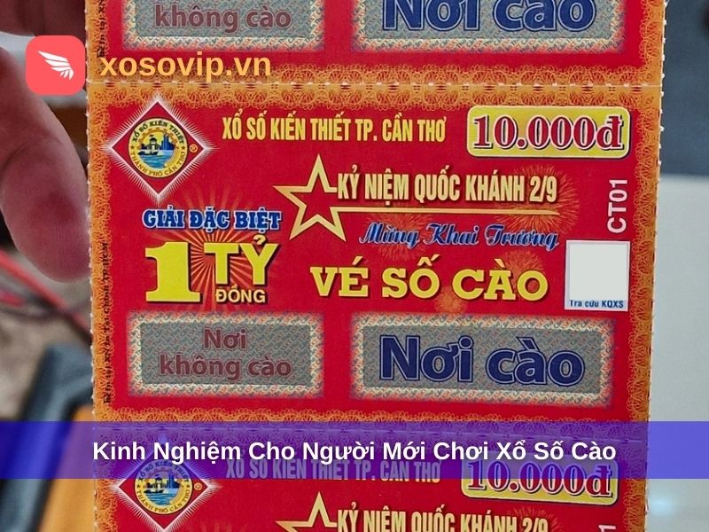 Kinh nghiệm cho người chơi xổ số cào