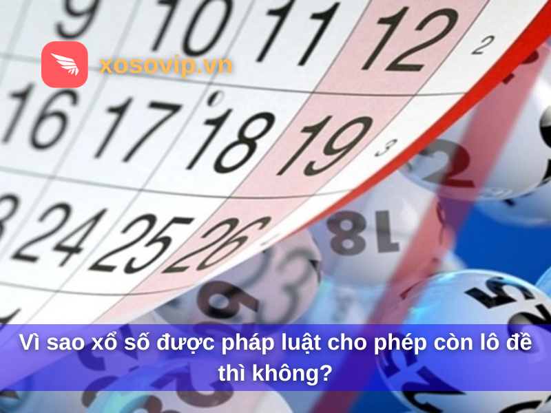 Vì sao xổ số được pháp luật cho phép còn lô đề thì không?