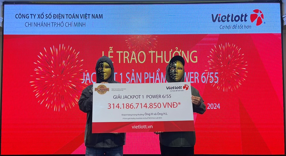 314 tỷ Vietlott lớn nhất từ trước đến nay đã có chủ